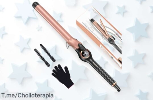 Consigue rizos grandes y brillantes con el Rizador BESTOPE PRO a un precio loco, calentamiento rápido y 15 temperaturas ¡No dejes pasar este ofertón limitado, compra ya!