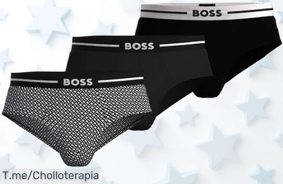 Consigue tu pack de calzoncillos Boss a un precio loco con este super chollo, ¡descuentos brutales por tiempo limitado! No esperes más y actúa ya antes que se acaben.