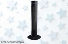 Consigue tu ventilador de torre Jocca a un precio loco y disfruta del frescor con 3 velocidades ¡ofertón limitado! No te lo pierdas, actúa ya antes que se agoten