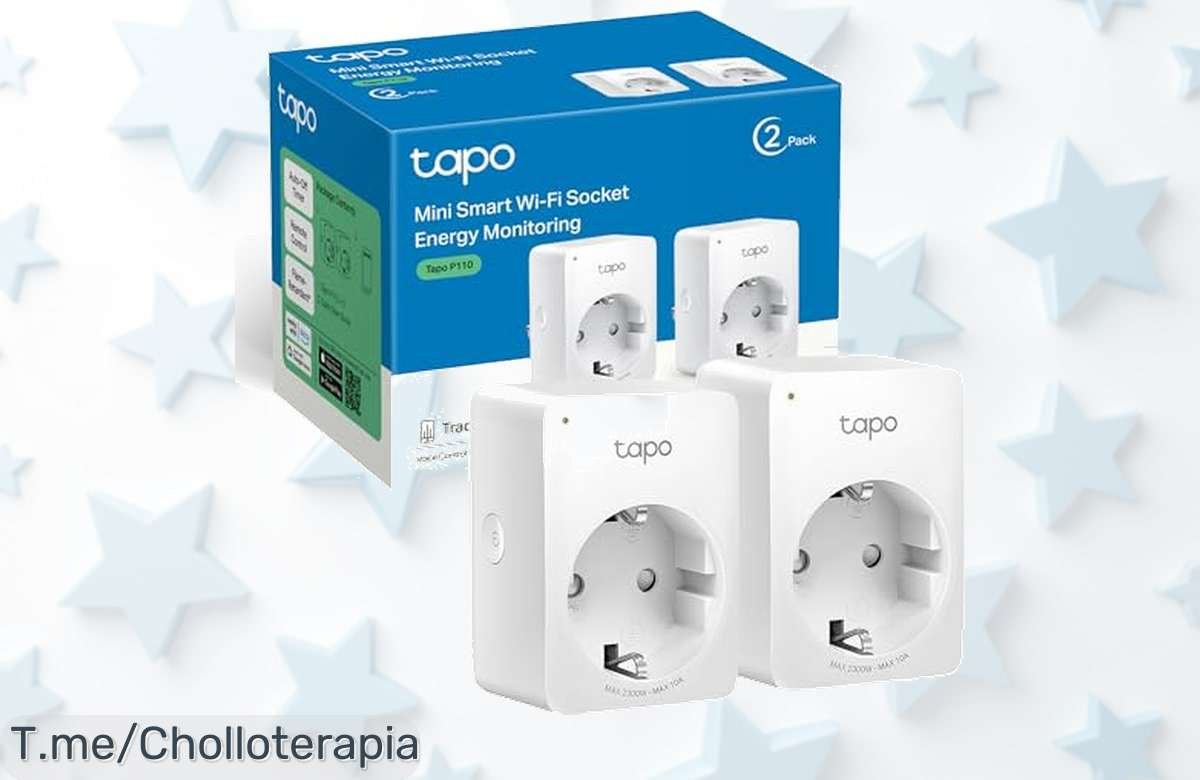 Controla tu hogar desde cualquier lugar con el Tapo P110, ahorra energía y activa tus dispositivos automáticamente ¡No te pierdas este super chollo antes de que se agote!