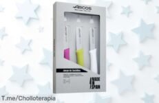 Cuchillos Mondadores Arcos a un Precio de Ganga: Pelar como un Chef Pro Nunca Fue Tan Fácil ¡No Te Pierdas Este Ofertón, Apresúrate Antes que Se Agoten!