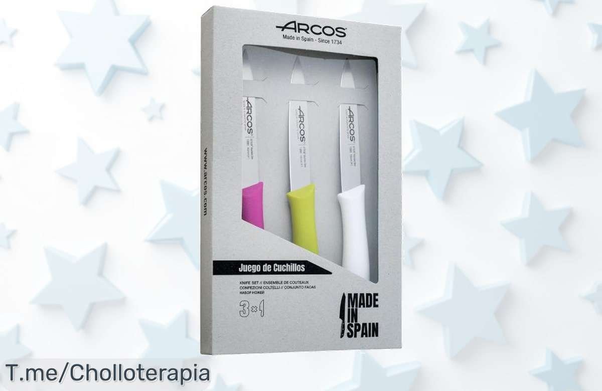 Cuchillos Mondadores Arcos a un Precio de Ganga: Pelar como un Chef Pro Nunca Fue Tan Fácil. ¡No Te Pierdas Este Ofertón, Apresúrate Antes que Se Agoten!