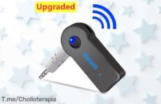 Dale un superpoder a tu coche con el receptor Aux Bluetooth 50 y disfruta de calidad estéreo al mejor precio loco del mercado ¡Compra ya, oferta limitada!