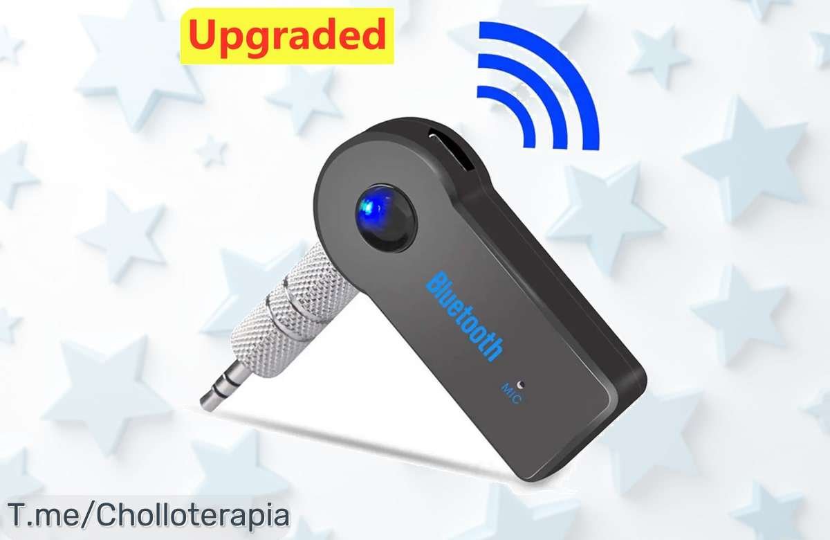 Dale un superpoder a tu coche con el receptor Aux Bluetooth 5.0 y disfruta de calidad estéreo al mejor precio loco del mercado. ¡Compra ya, oferta limitada!