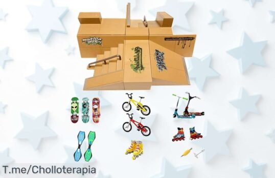 Desata la aventura con Kidsdream: 19 rampas épicas para convertirte en un pro, mejora tu coordinación y creatividad ¡Aprovecha este ofertón antes que se agote!