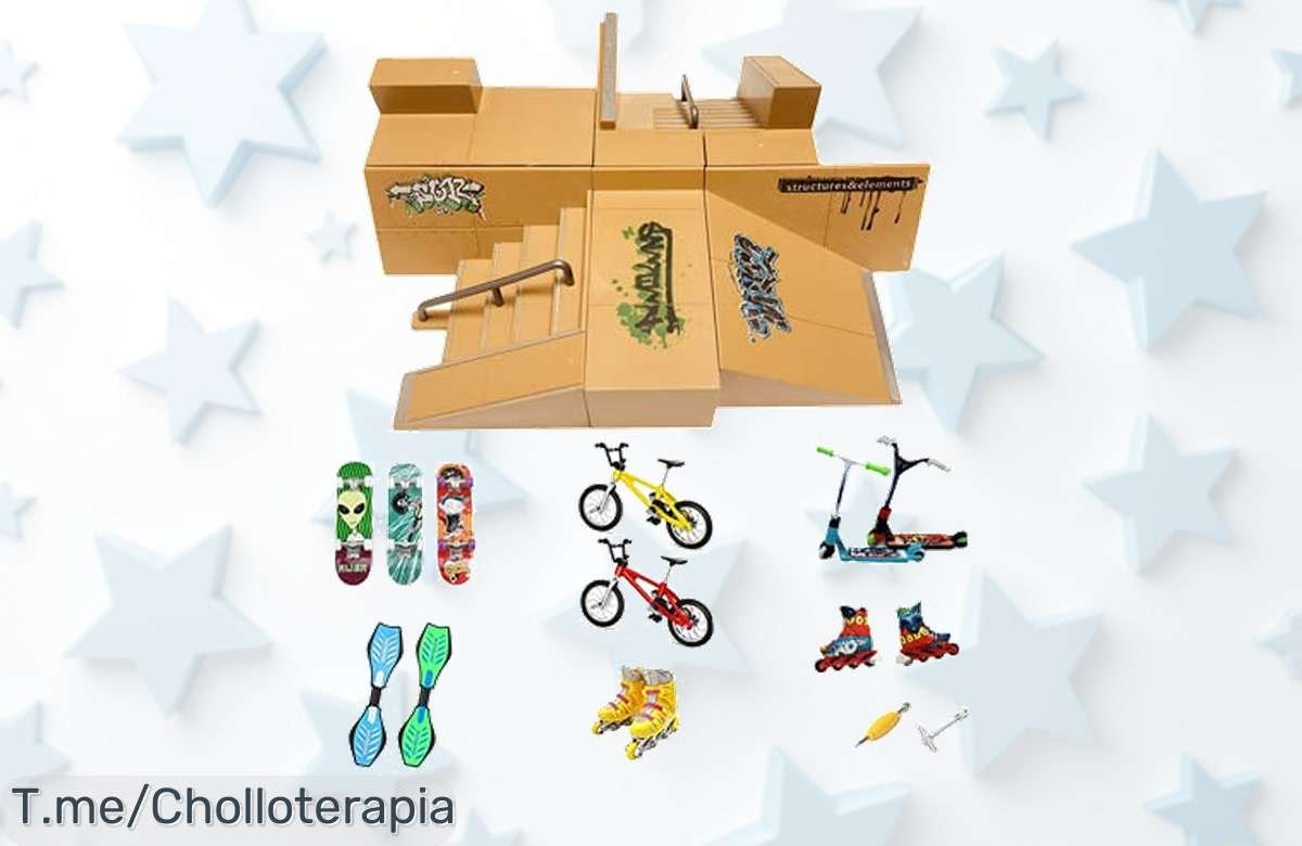 Desata la aventura con Kidsdream: 19 rampas épicas para convertirte en un pro, mejora tu coordinación y creatividad. ¡Aprovecha este ofertón antes que se agote!