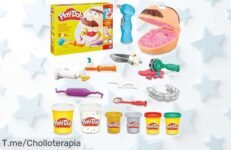 Desata la diversión con PlayDoh Dentista Bromista: ¡Juega, crea y ríe mientras aprendes! Aprovecha este ofertón único y compra ya antes que se agote