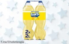 Desata la frescura con Fanta Limón: refresco delicioso y bajo en calorías, ¡aprovecha este super chollo! Llévate tu pack de 2L antes que se agoten