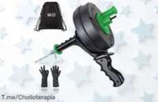 Desatasca tu fregadero con Bacoeng: 7,5 m de pura fuerza para limpiar atascos y ahorrar en fontanería ¡No te pierdas este super chollo antes de que se agote!