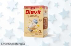 Descubre Blevit Bibe, la papilla con 95% de cereales y 14 vitaminas que hará feliz a tu bebé ¡Super chollo que fortalece su crecimiento! Oferta limitada, actúa ya