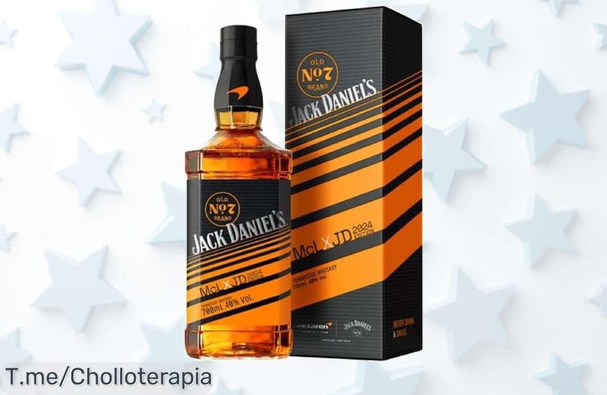 Descubre Jack Daniel’s McLaren 2024: el regalo que deslumbra con su sabor espectacular y aroma irresistible. ¡Aprovecha este super chollo antes de que se agote!