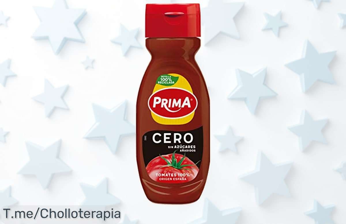 Descubre Prima Cero, el ketchup sin azúcares añadidos a un precio loco: disfruta de sabor espectacular con menos calorías. ¡Aprovecha este ofertón antes que se agote!