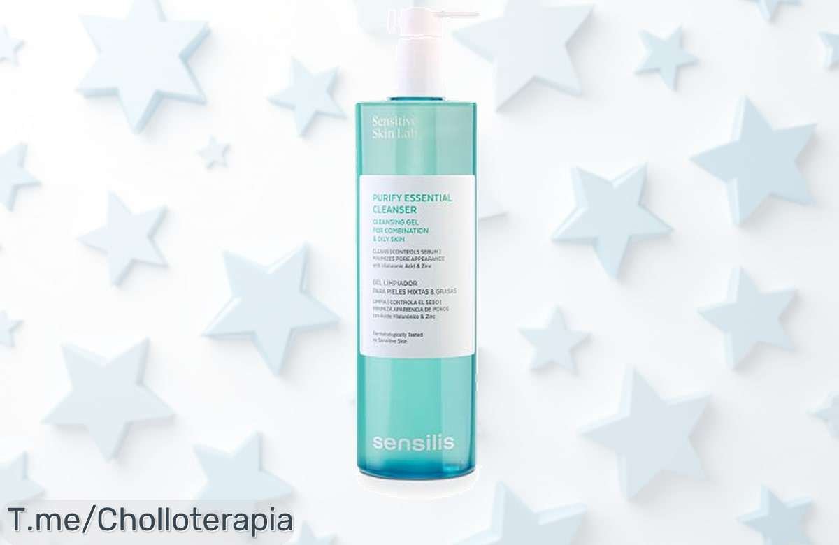 Descubre Sensilis Purify Essential Cleanser: Controla el sebo y minimiza poros, ¡obtén una piel radiante en solo 20 minutos! Super chollo limitado, ¡compra ahora!