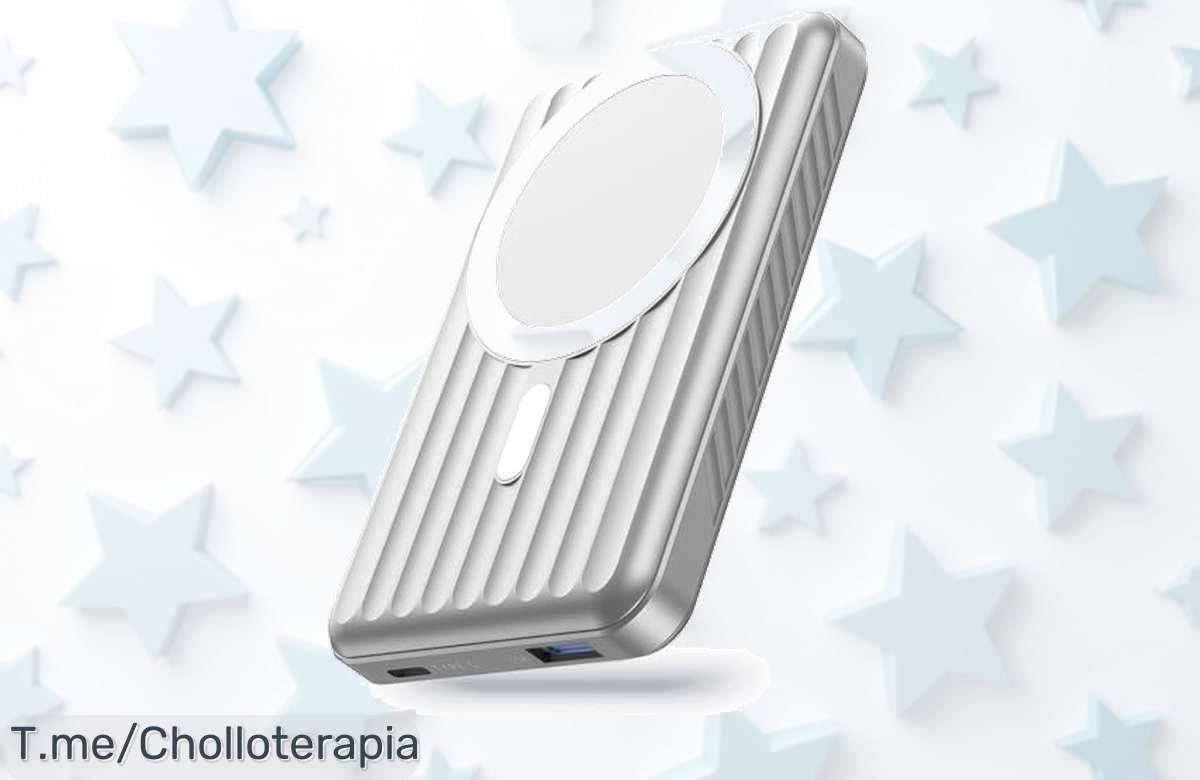 Descubre el Azmuth Power Bank Magnético 10000 mAh: carga rápida para tu iPhone en un diseño portable. ¡Aprovecha este ofertón limitado y mantén tu energía al máximo, compra ya!