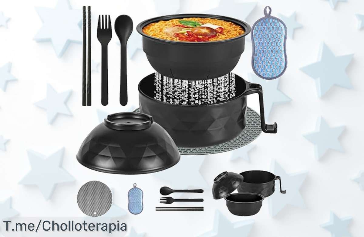 Descubre el Cuenco TZQFROCE y disfruta de comidas rápidas ¡sin complicaciones! Solo por tiempo limitado, llévatelo a un precio loco. No dejes pasar este ofertón único ahora mismo.