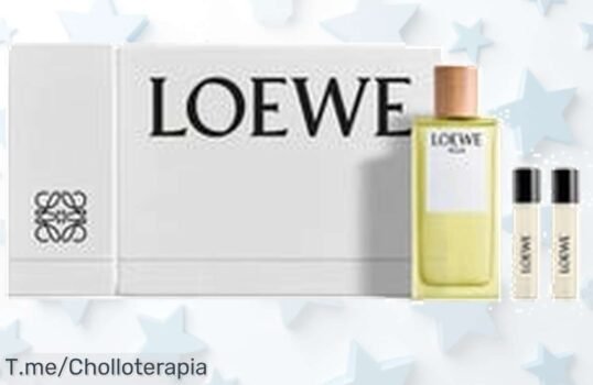 Descubre el Estuche Agua LOEWE Eau Toilette Unisex a un precio loco, con una fragancia que resalta tu esencia Oferta limitada, ¡actúa ahora antes de quedarte sin el tuyo!