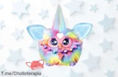 Descubre el Furby Tie Dye a un precio loco, con luces y música que te harán bailar sin parar ¡No dejes pasar esta oferta limitada, tu nuevo amigo te espera!