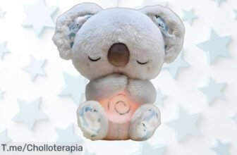 Descubre el Koala Antiestrés y la Nutria Durmiente: un juguete de plush que alivia tu ansiedad con luz musical ¡Super chollo a precio loco, no lo dejes escapar!