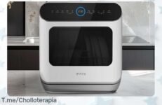 Descubre el Lavavajillas EVVO Mini D Trip, tu aliado portátil para un hogar reluciente Consigue este ofertón con 6 programas de lavado antes de que se agote ¡Actúa ya!