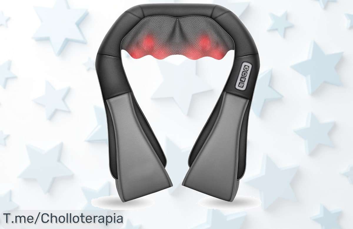Descubre el Masajeador Shiatsu Portátil a precio loco que alivia tu dolor y te hace sentir increíble ¡Hazte un favor y cómpralo ya antes de que se agote!