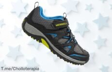 Descubre el Merrell Trail Chaser Kinder: zapatos de trekking con suela antideslizante y diseño resistente, ¡ofertón único para aventuras inolvidables! Compra ya antes que se agoten