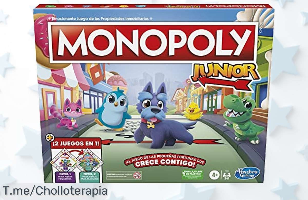 Descubre el Monopoly Junior: un super chollo educativo que transforma diversión en aprendizaje. ¡Aprovecha este ofertón antes de que se acabe!
