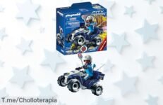 Descubre el PLAYMOBIL Policía Speed Quad: 21 piezas de diversión a un precio loco, ¡haz que la imaginación de tus peques vuele! Oferta limitada, compra ya este super chollo