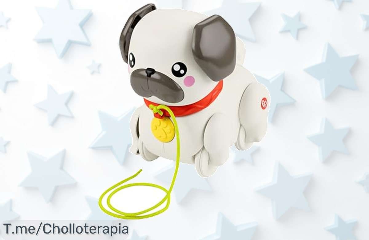 Descubre el Paseo al Perrito Pug de FisherPrice: un juguete nunca visto que anima a caminar y explorar, ¡aprovecha nuestro descuento brutal antes de que se agote!