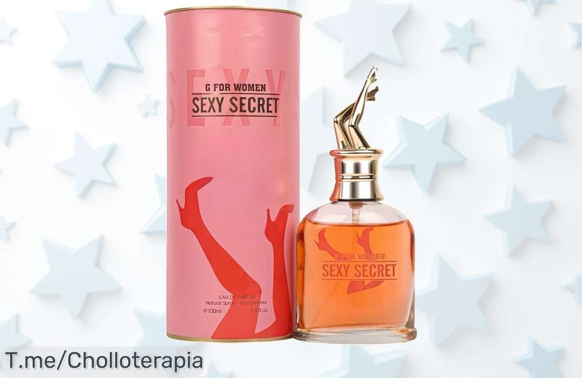 Descubre el Perfume G For Women, un aroma sexy y exclusivo que te enamorará. ¡Aprovecha esta oferta única antes de que se agote y luce irresistible!