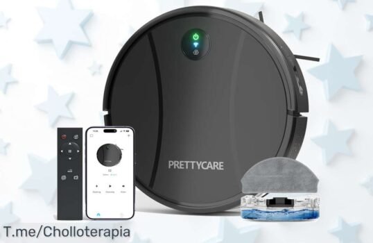 Descubre el PrettyCare-Robot: Aspira, Barre y Fregona ¡Con 3000Pa de potencia! Aprovecha este chollo único antes que se agote ¡Compra ya y transforma tu hogar!