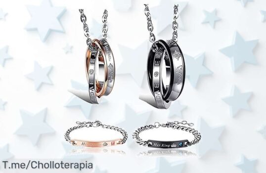 Descubre el Regalo Perfecto: Flongo Collares para Enamorados con Descuento Loco, ¡sorprende a tu pareja antes de que se acabe esta oferta única y memorable!