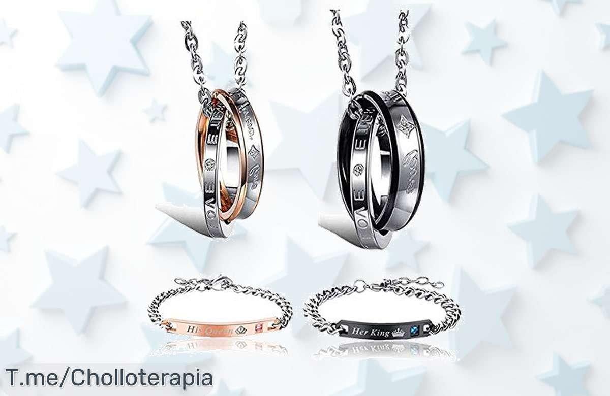 Descubre el Regalo Perfecto: Flongo Collares para Enamorados con Descuento Loco, ¡sorprende a tu pareja antes de que se acabe esta oferta única y memorable!