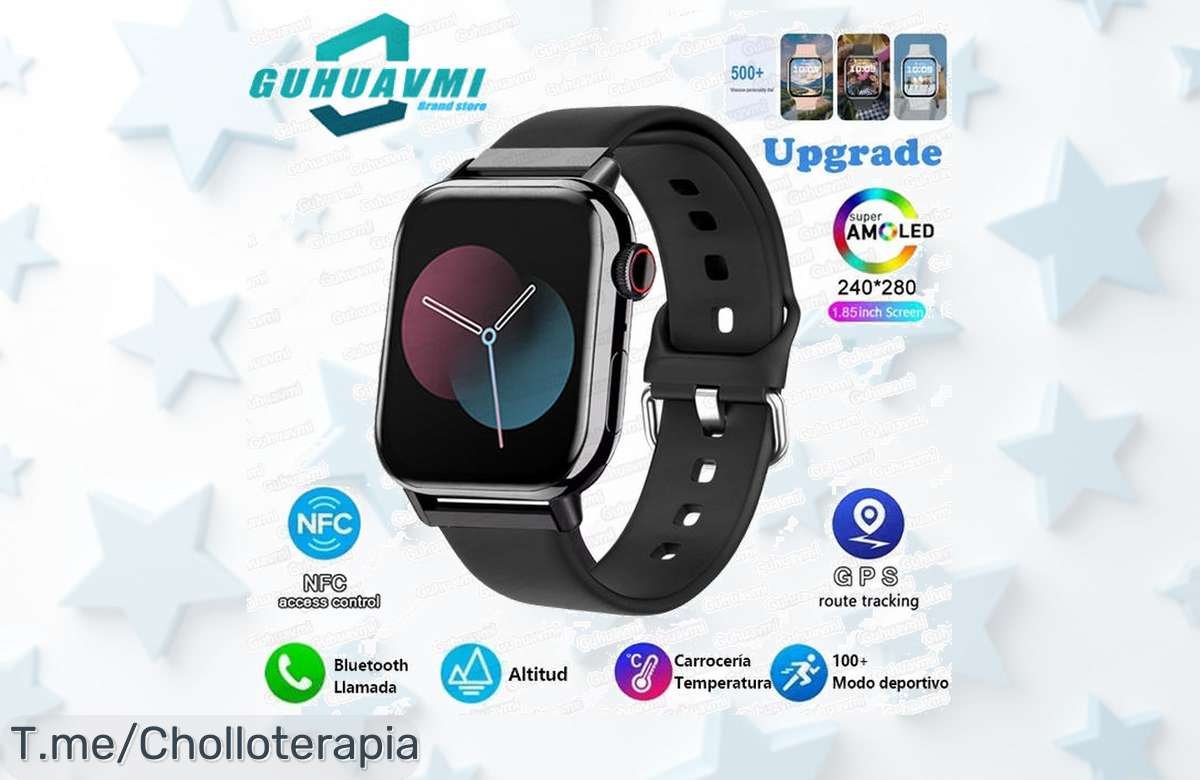 Descubre el Reloj Inteligente Series 10 a precio loco: más de 100 modos deportivos y llamadas por Bluetooth. ¡No pierdas esta oferta limitada, compra ya antes que se agote!