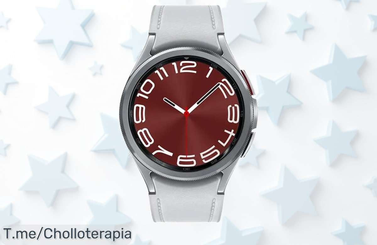 Descubre el Samsung Galaxy Watch 6 Classic a un precio loco: monitoriza tu salud y deporte con estilo. ¡Hazte con este ofertón antes de que se agote!