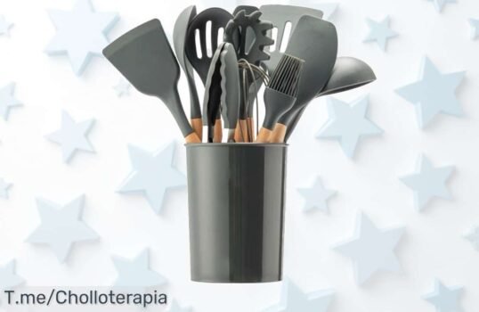 Descubre el Set de 12 Utensilios de Cocina ZbazamgP a un precio loco, antiadherentes y fáciles de limpiar ¡Hazte con ellos ya antes que se agoten y transforma tu cocina!