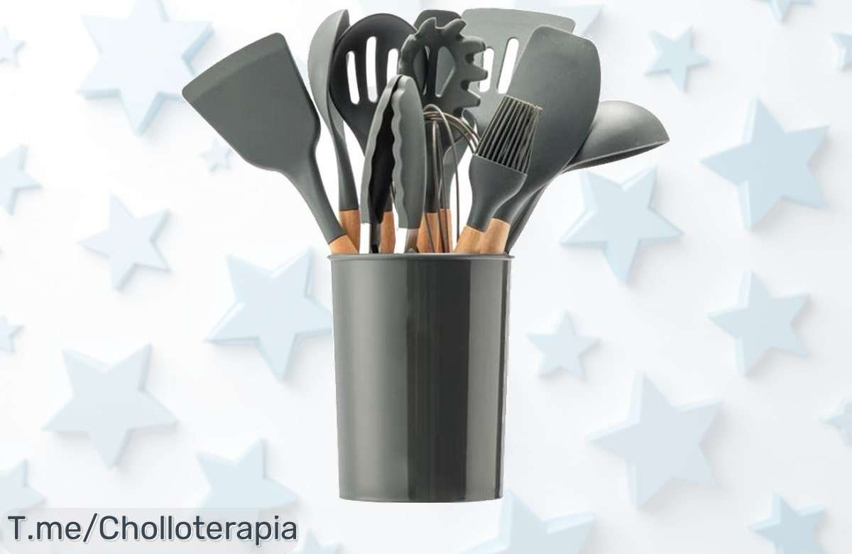 Descubre el Set de 12 Utensilios de Cocina ZbazamgP a un precio loco, antiadherentes y fáciles de limpiar. ¡Hazte con ellos ya antes que se agoten y transforma tu cocina!
