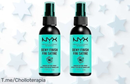 Descubre el Spray Fijador de Maquillaje de NYX, un super chollo que deja tu rostro radiante todo el día ¡No te lo pierdas, oferta limitada a precio loco!