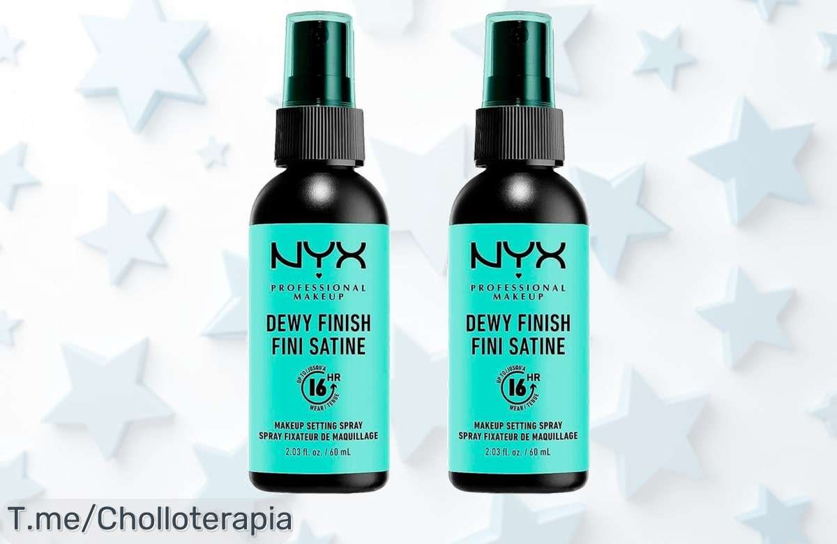 Descubre el Spray Fijador de Maquillaje de NYX, un super chollo que deja tu rostro radiante todo el día. ¡No te lo pierdas, oferta limitada a precio loco!