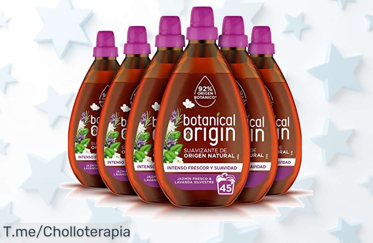Descubre el Suavizante Ecológico que hará que tu ropa huela increíble por 270 lavados, ideal para pieles sensibles. ¡No dejes pasar este ofertón y compra ya!