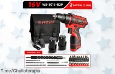Descubre el Taladro Inalámbrico VVOSAI: Potente y ligero, perfecto para tus proyectos en casa ¡Aprovecha este ofertón único antes de que se agote!
