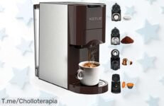 Descubre el cafecito fresco en 30 segundos con nuestra cafetera 4 en 1 y dale sabor a tus mañanas; aprovecha este ofertón antes de que se agote ¡Compra ya!