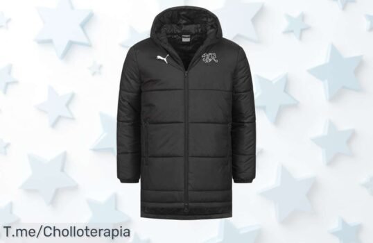 Descubre el chaquetón de estadio Suiza PUMA a un precio loco y luzca increíble en cada juego, pero apúrate, la oferta es limitada ¡Consíguelo ya!