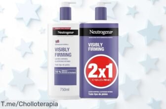 Descubre el chollazo de Neutrogena: loción reafirmante que devuelve la firmeza a tu piel ¡Hidratación intensa y absorción instantánea! Oferta única, compra ya antes de que se agote