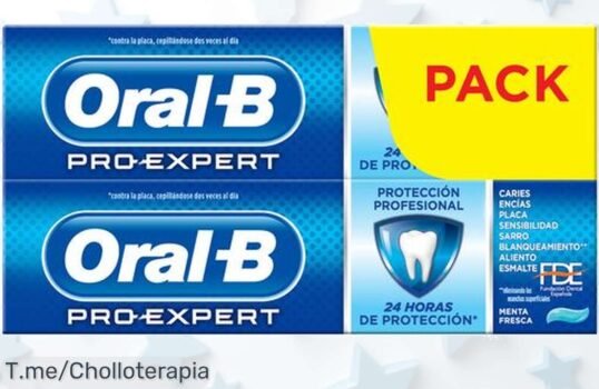 Descubre el chollazo de tu sonrisa con Pro-Expert Oral-B, la pasta que combate placa y mal aliento ¡Aprovecha esta oferta única antes de que se acabe!