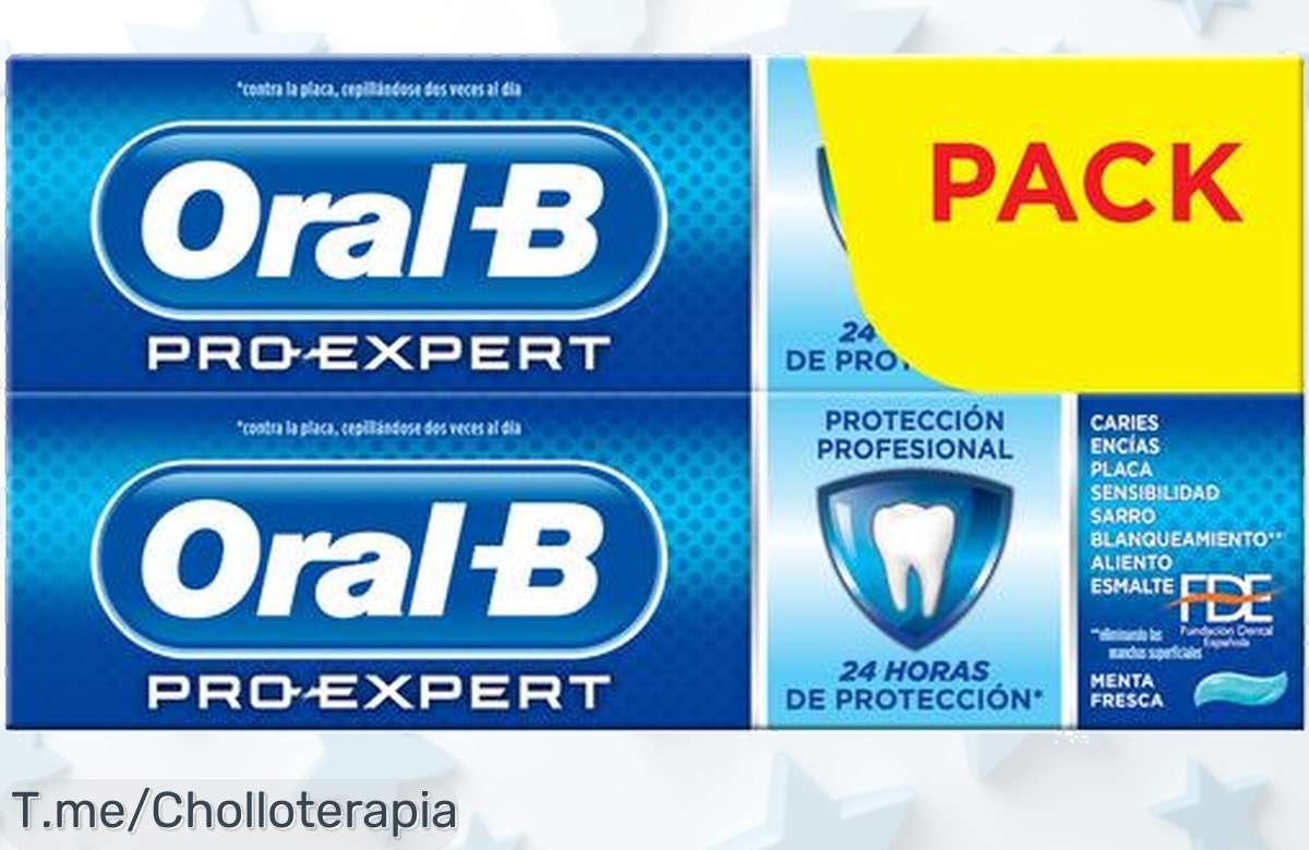 Descubre el chollazo de tu sonrisa con Pro-Expert Oral-B, la pasta que combate placa y mal aliento. ¡Aprovecha esta oferta única antes de que se acabe!