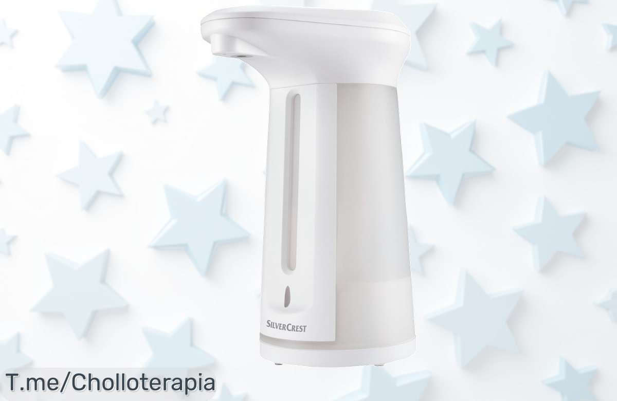 Descubre el dispensador de jabón eléctrico con ventana y 330 ml, ¡ofertón nunca visto! No te quedes sin él, haz tu pedido ahora antes que se agote.