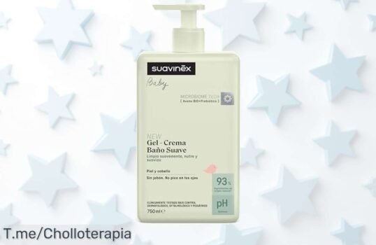 Descubre el gelchampú Suavinex, ¡88% ingredientes naturales para que tu bebé no llore y disfrute del baño! Aprovecha este ofertón único y haz tu pedido ahora