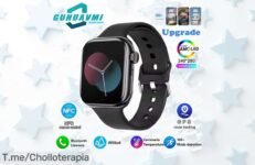 Descubre el impresionante reloj inteligente Series 10: impermeable, GPS y más de 500 fondos a un precio loco ¡Aprovecha esta oferta increíble antes de que se agote!