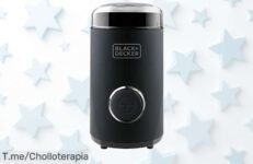 Descubre el molinillo Black+Decker, ¡rápido y potente! Muele café y especias con cuchillas inoxidables Aprovecha este ofertón limitado antes de que desaparezca