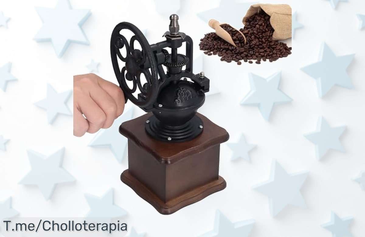 Descubre el molinillo de café manual que transformará tu cocina con sabor auténtico y diseño retro, oferta increíble por tiempo limitado ¡Compra ahora antes de que se agote!